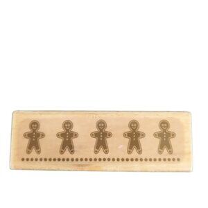 Studio 6 Christmas Gingerbread Man Rubber Stamp
